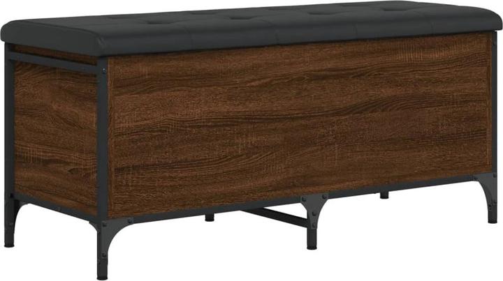 Produktbild VidaXL Sitzbank mit Stauraum Braun Eiche 102x42x45 cm (42 cm)