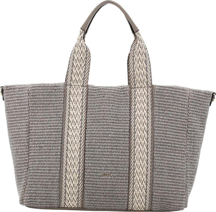 Abro Fabric Raffia Shopper Kaia