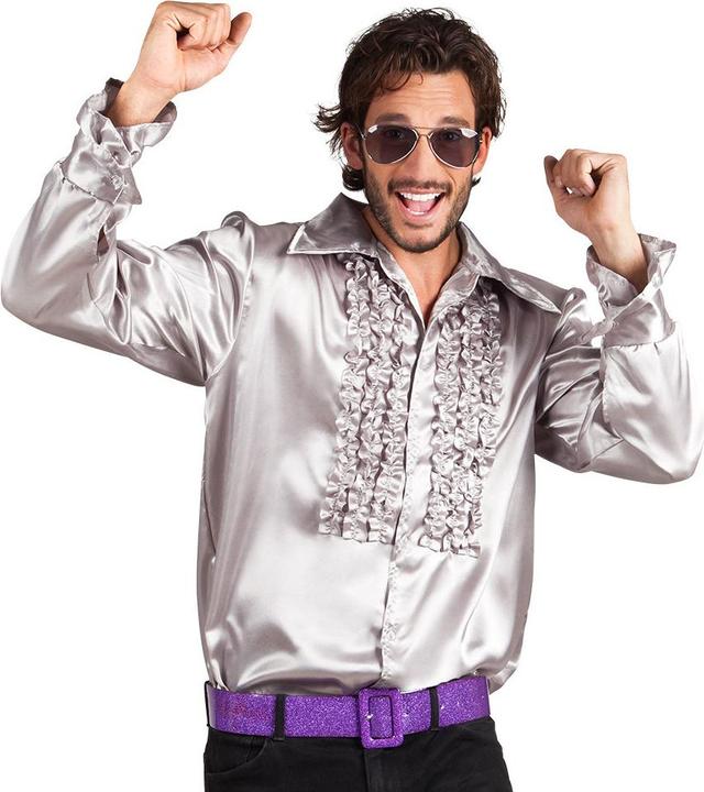 Produktbild Boland Party Shirt : Rüschenhemd Satin (XXL)