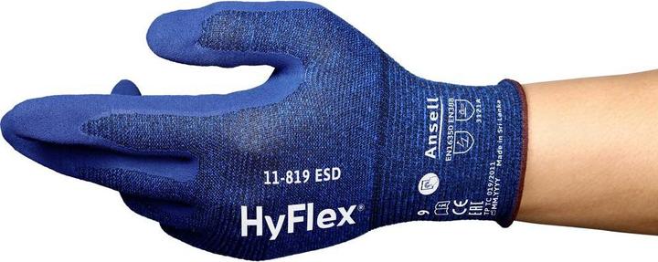 Produktbild Ansell HyFlex 11819R100-1P Arbeitshandschuh Grösse (Handschuhe): 10 EN 21420:202 (10)