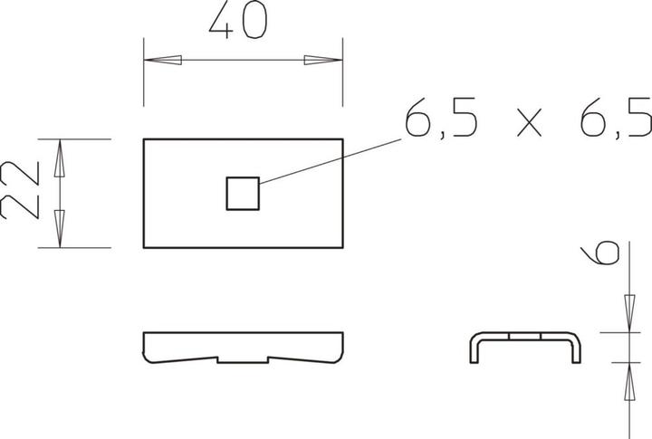 Actual product image OBO Bettermann Clamp piece