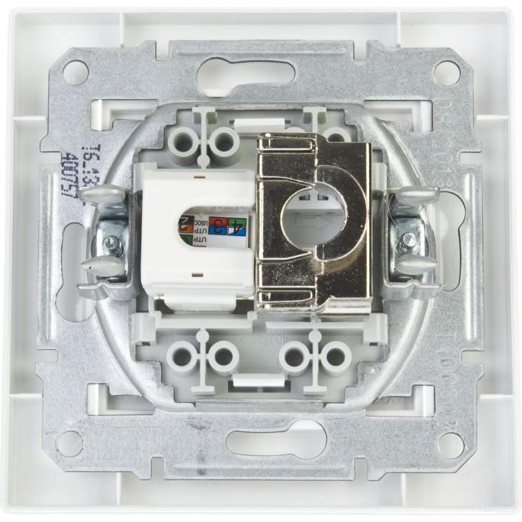 Schneider Electric, Netzstecker + Netzkupplung, Weisse Telekommunikationsbuchse RJ12 RJ45 – EPH4900121