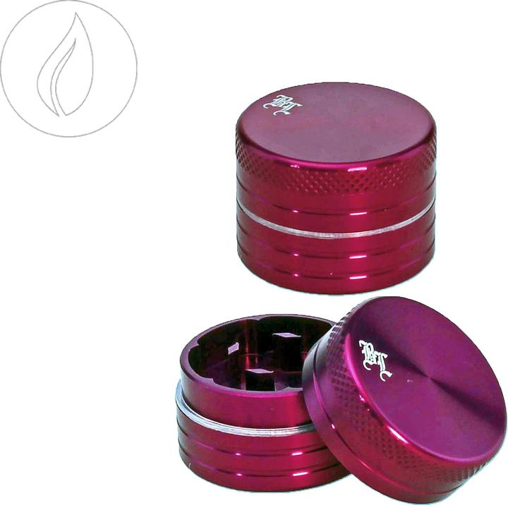Actual product image Black Leaf Mini Grinder 2-piece Purple