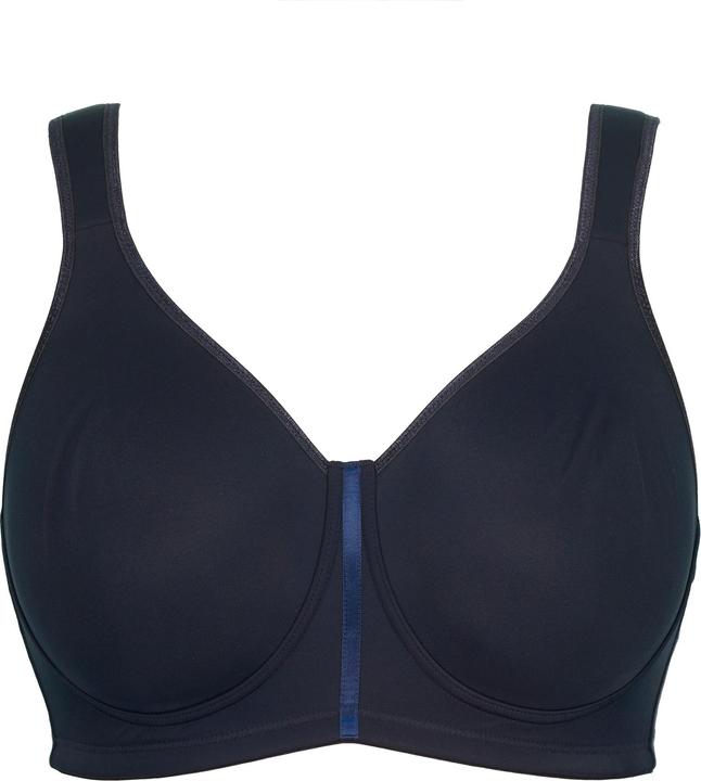 Actual product image Ulla Popken Satin Trim Wirefree Stretch Microfiber Wellness Bra (105 F)