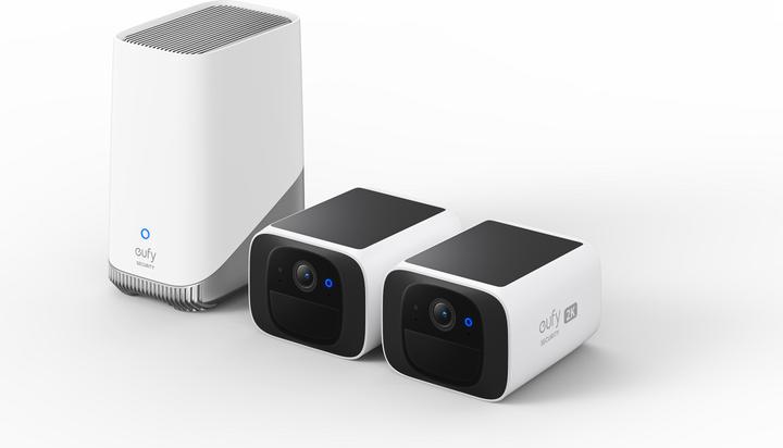 Produktbild eufy SoloCam S220 2er Pack + HomeBase 3 (2560 x 1440 Pixels)