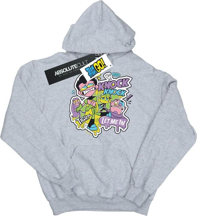 Immagine prodotto Teen Titans Go Knock Knock Felpa con Cappuccio Donna (XXL)