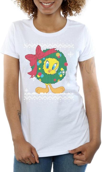 Image du produit Looney Tunes - T-shirt TWEETY PIE CHRISTMAS FAIR ISLE - Femme (S)