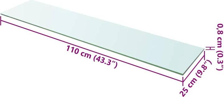 Immagine prodotto vidaXL Glasplatte