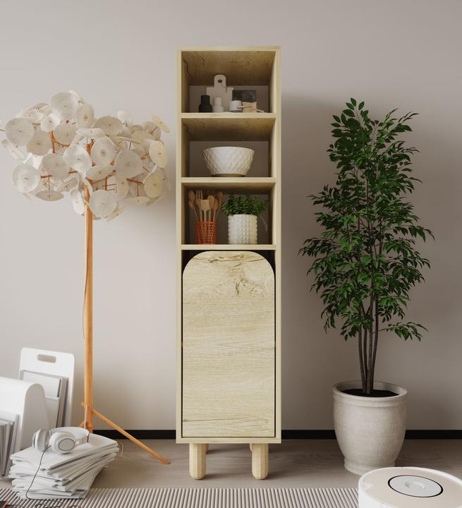 Image du produit Homitis Parma Single Multi Purpose Cabinet (37 x 40 x 155 cm)