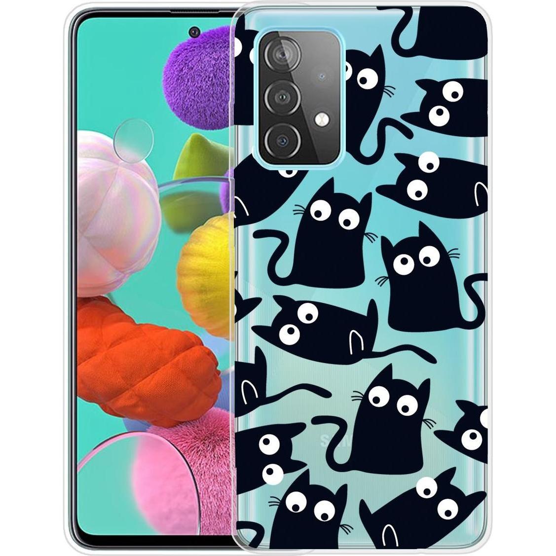 König Design Hülle Handy Schutz für Samsung Galaxy A32 5G Case Cover Tasche Etuis Transparent (Samsung Galaxy A32 5G), S...