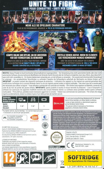 Produktbild Bandai Namco Jump Force - Deluxe Edition (Switch, Multilingual)