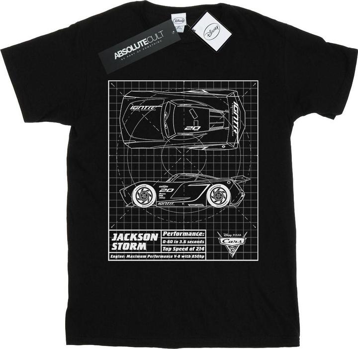 Produktbild Disney Cars Jackson Storm Blueprint TShirt (S)