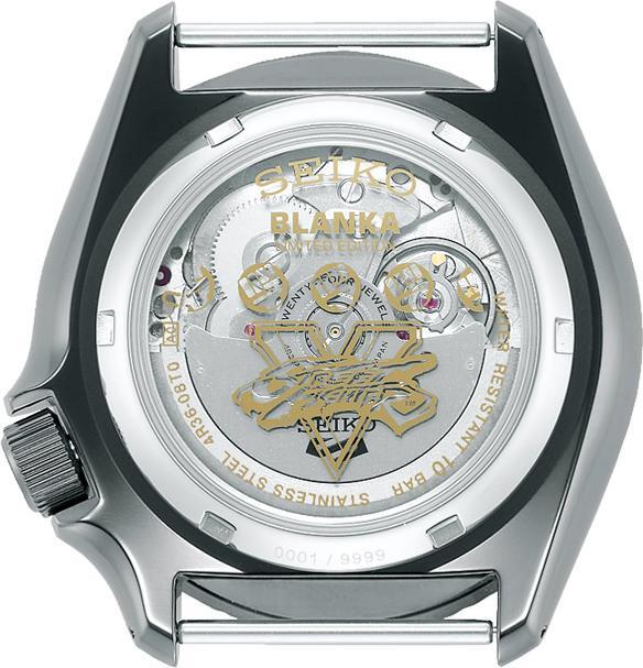 Actual product image Seiko 5 Sport Street Fighter V BLANKA Limited Edition (Analogue wristwatch, 43 mm)