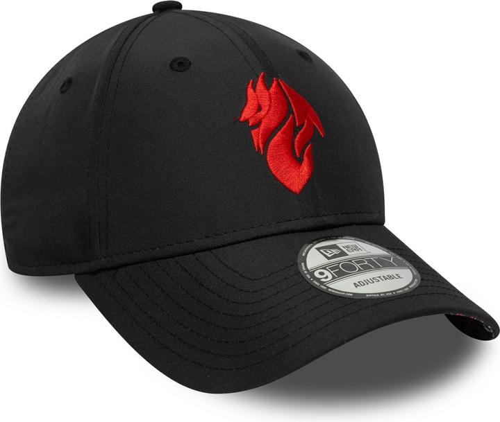 Actual product image New Era 9Forty Strapback Cap - Grime Ac Mailand Schwarz