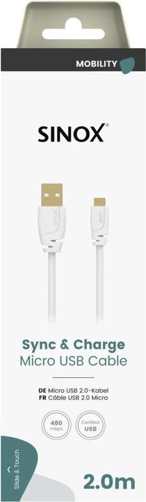 Produktbild Sinox SOI04912 (2 m, USB 2.0)