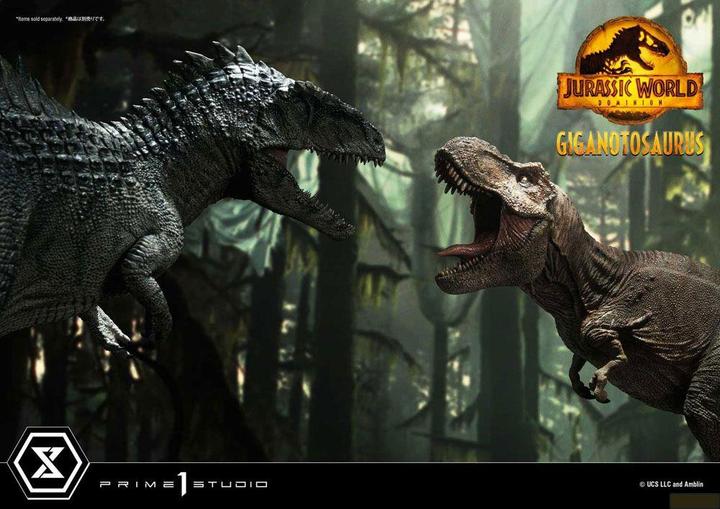 Actual product image Hot Toys JURASSIC WORLD DOMINION - Giganotosaurus - Statuette 48cm