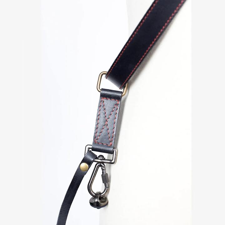 Actual product image Bronkey Tokyo Dual-Leder-Kameragurt, Schwarz, L Large