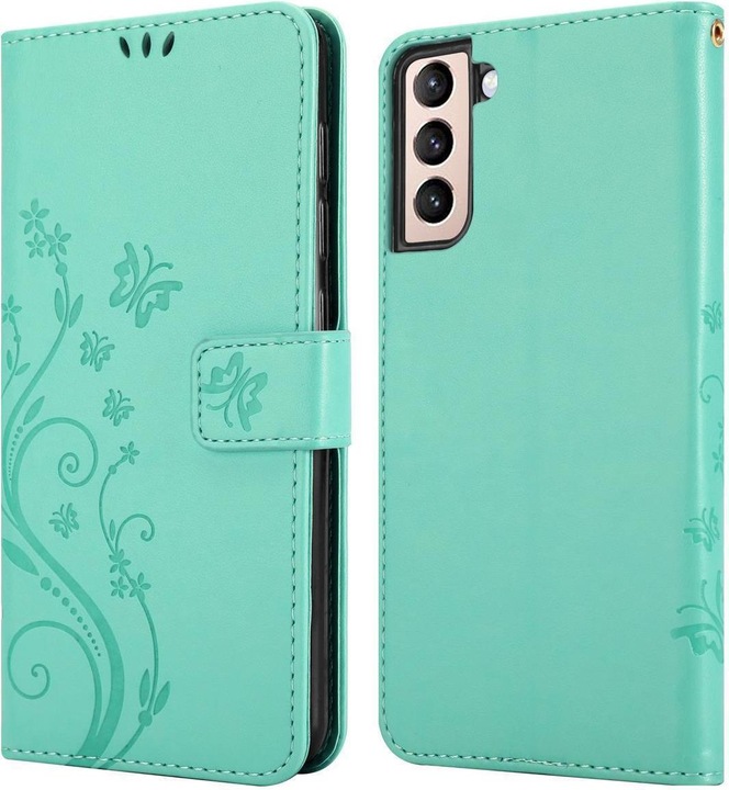 Actual product image Cadorabo Flower Book cover (Samsung Galaxy S21 5G)