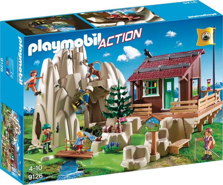 Produktbild Playmobil Kletterfels & Berghütte (9126)