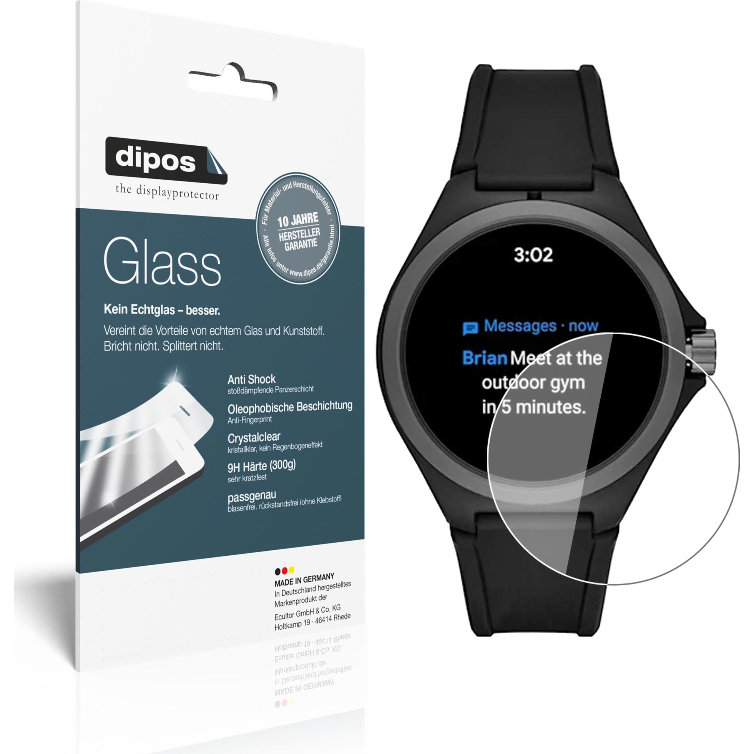 Dipos Displayschutz Anti-Shock, Smartwatch Schutzfolie, Transparent