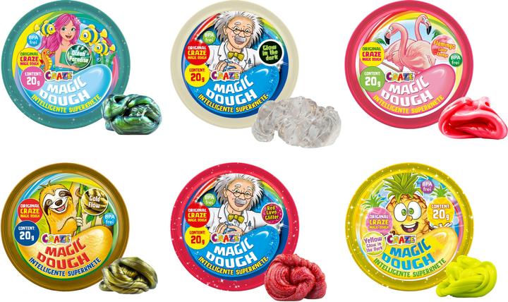 Immagine prodotto Craze Scatola di pasta magica 20g, assortita