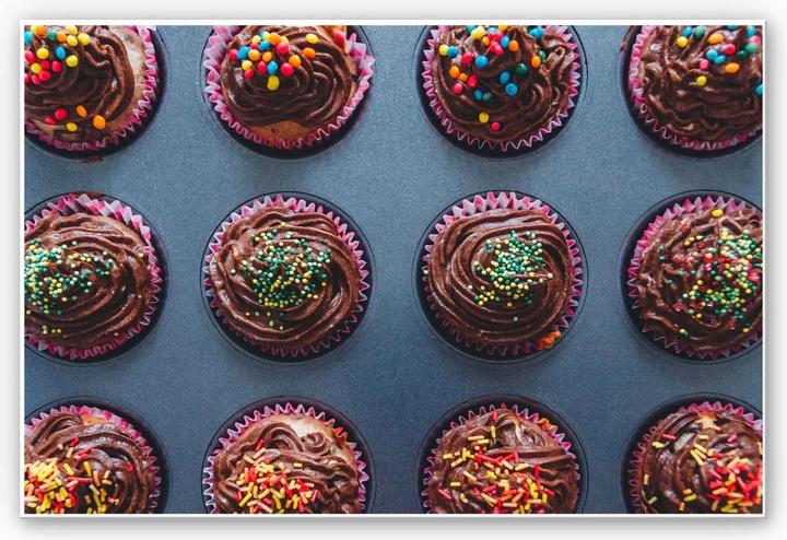 Actual product image Trenddeko Birthday muffins (30 x 20 cm)