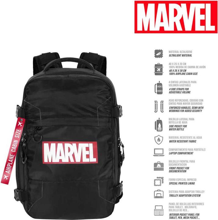 Actual product image Karactermania Mercury Backpack Underseat Cabin Bag 40x20x25cm Comics