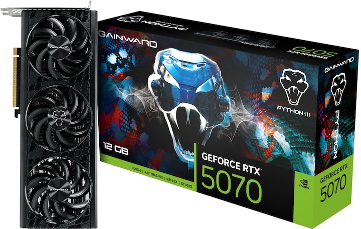 Actual product image Gainward GeForce RTX 5070 Python III (12 GB)