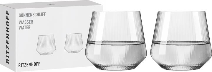 Ritzenhoff Sonnenschliff Wasserglas 2er Set H24 #1 (0.41 l, 2x)