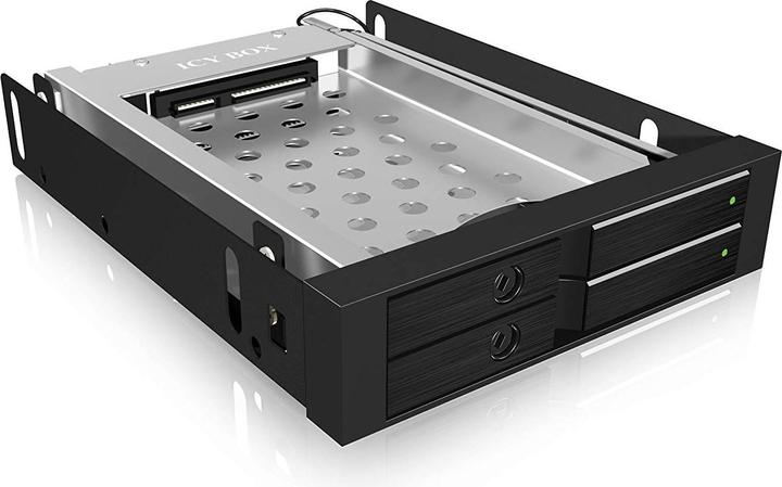 Icy Box Wir-Ra. 2x2,5" SATAI-III in 3,5" IB-2227StS (b)
