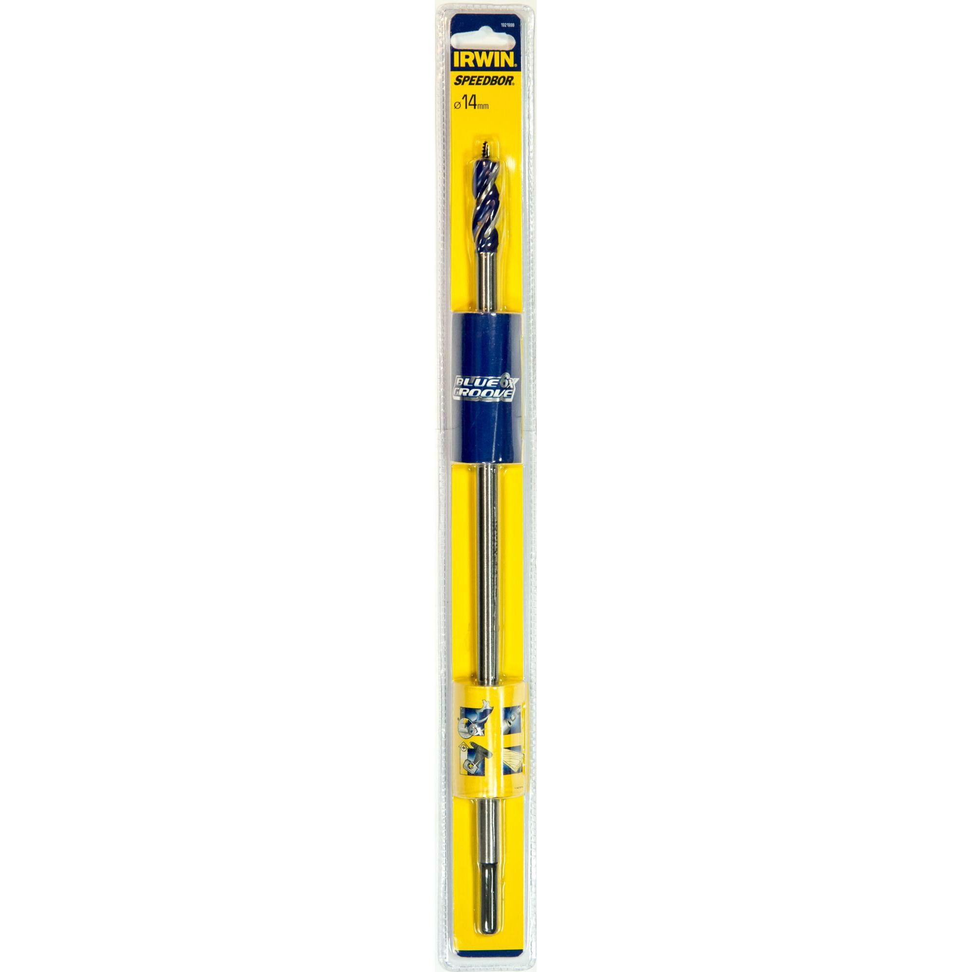 Irwin, Bohrereinsatz, Blue Groove 6X, 14mm x 150mm, ClamshellVerpackung (14 Millimeter)