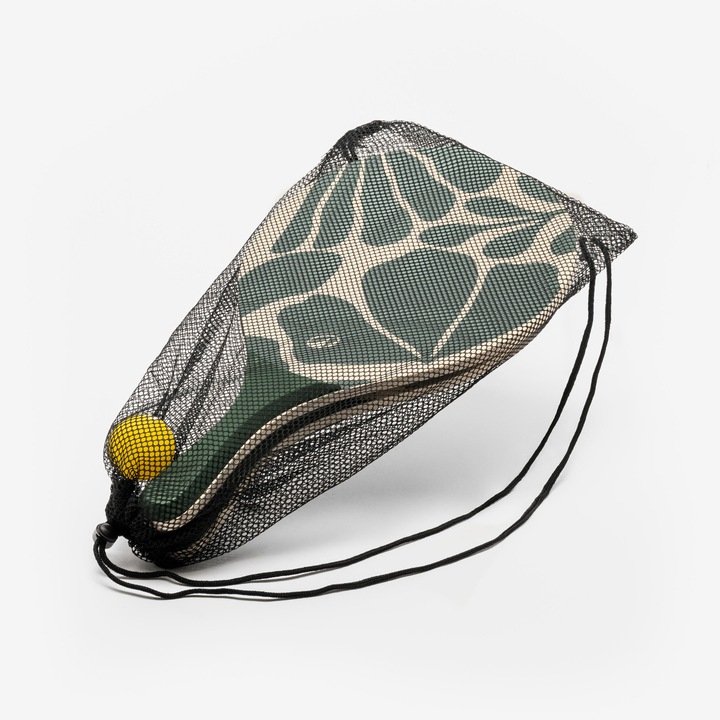 Actual product image Decathlon Beachtennis Set - Woody Racket 2 Schläger grün