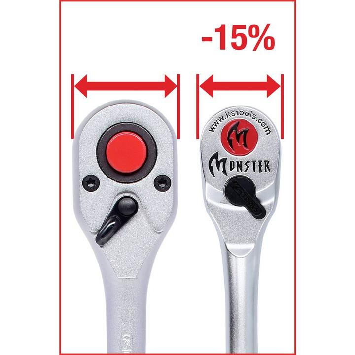 Produktbild KS Tools 1/4 Monster Umschaltknarre (1/4")