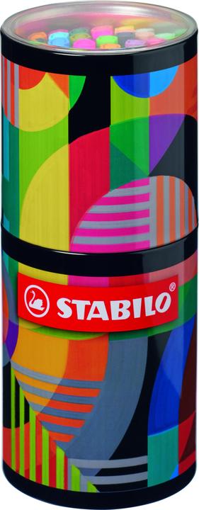 Image du produit STABILO Point 88 45 Arty Étui métallique rond (45x)