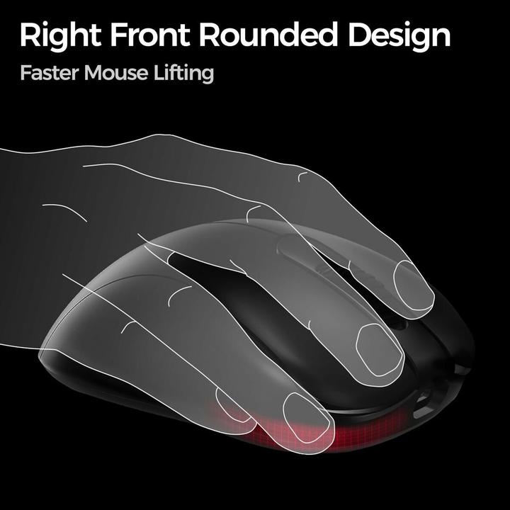 Actual product image BenQ Zowie EC3-DW (Small) Wireless Mouse for Esports - Gaming Mus - Optisk - 7 knapper - Sort (Wireless)