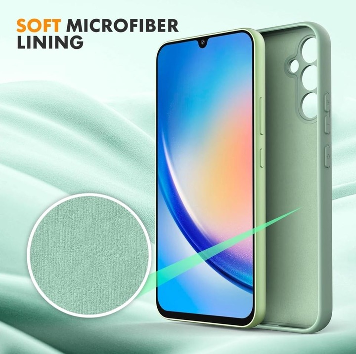 Produktbild Screenguard Samsung Galaxy A34 5G Liquid Silicone Case Hülle (Samsung Galaxy A34 5G)