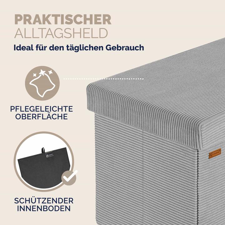 Image du produit Casaria Coffre de siège Cord (76 cm)