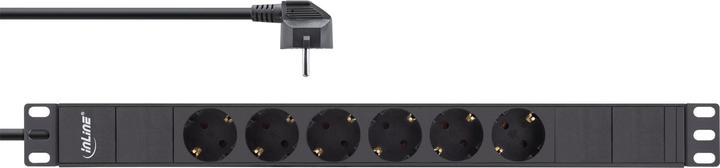 Produktbild InLine 19" Steckdosenleiste (6x, CEE 7/7, 2 m)