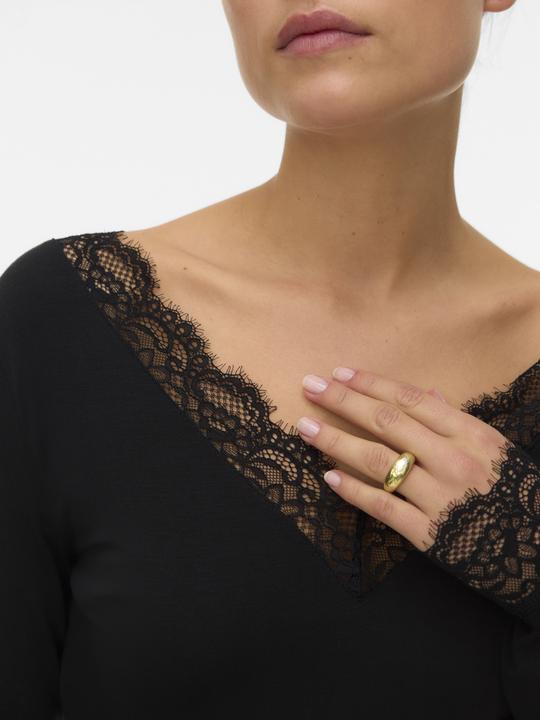 Immagine prodotto Vero Moda Vmskye Ls V-Neck Lace Top Jrs Noos (XL)