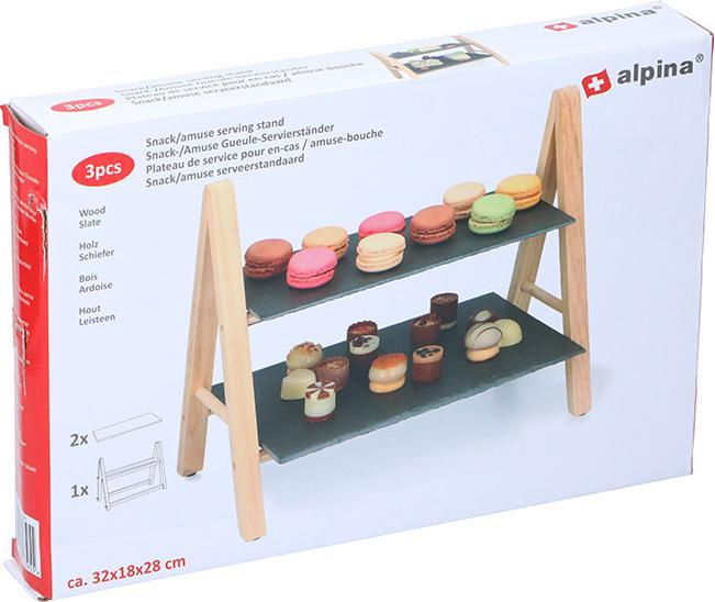 Actual product image alpina Etagere stand 2layer 32x18x28c