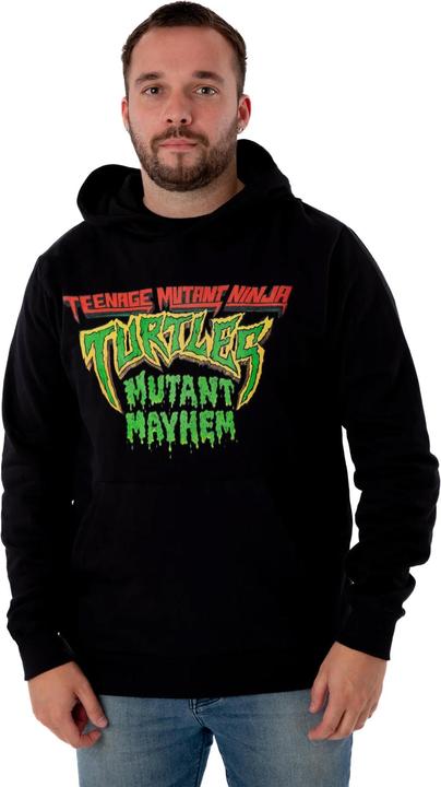 Immagine prodotto Teenage Mutant NT Mayhem Felpa con Cappuccio Logo Uomo (XL)