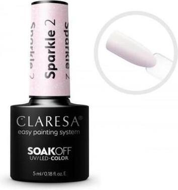 Actual product image Claresa SoakOFF UV/LED Gel Sparkle 2 5ml (UV gel varnish)