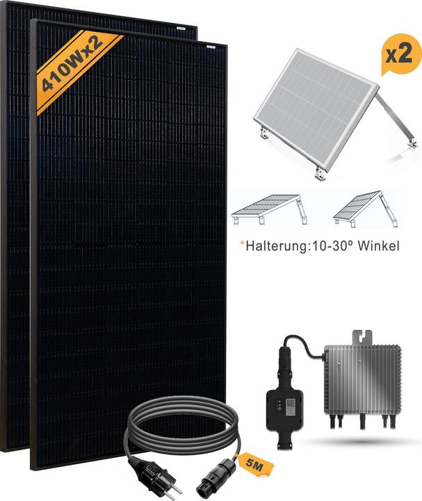 Enjoy solar Balkonkraftwerk Set (820 W)