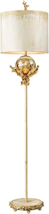 Elstead Lighting Trellis Stehleuchte E27 Kitt Patina und Blattsilber (E27)