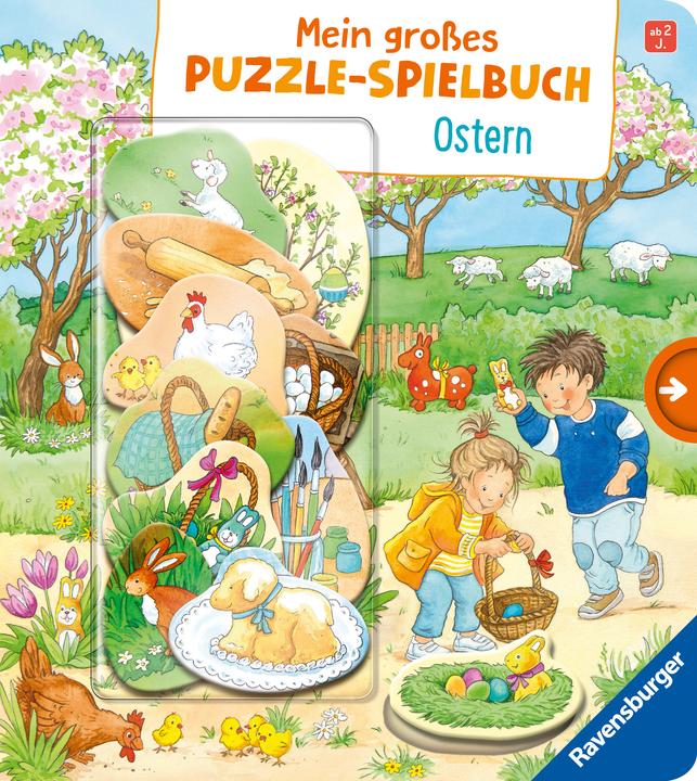 Ravensburger Mein grosses Puzzle-Spielbuch: Ostern (Tedesco)