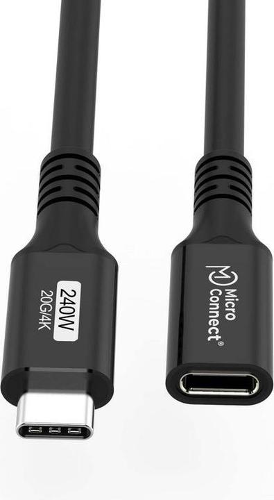 Produktbild MicroConnect USB C — USB C (1 m, USB 3.2 Gen 2, 100 W)