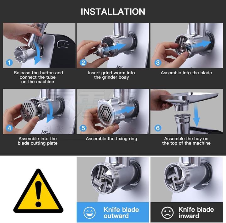 Produktbild Coocheer Elektrischer Fleischwolf