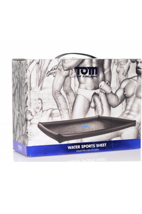 Actual product image Tom of Finland Watersports sheet with inflatable edge