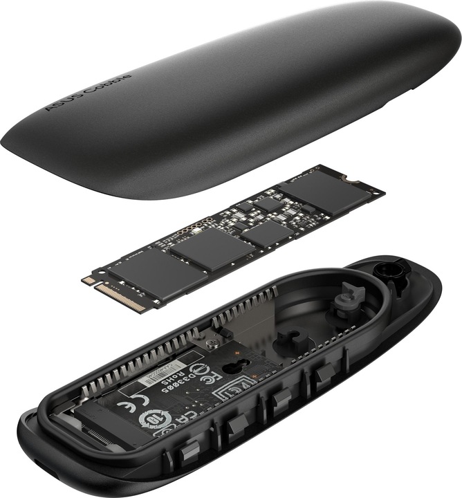 Produktbild ASUS Geh COBBLE BLACK Speichergehäuse (M.2)