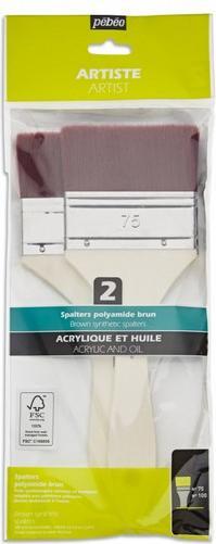 Actual product image Pebeo 2 Cleavers flat poly brown (75 mm)